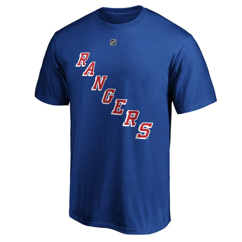 Mika Zibanejad New York Rangers Fanatics Authentic Stack Player Name & Number T-Shirt - Blue | Fanatics Clearance