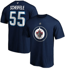 Mark Scheifele Winnipeg Jets Fanatics Authentic Stack Name & Number Team T-Shirt - Navy | Fanatics near me