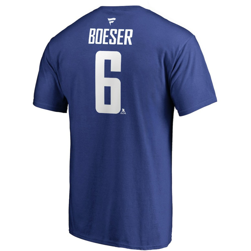 Brock Boeser Vancouver Canucks Fanatics Authentic Stack Player Name & Number T-Shirt - Blue | Fanatics discount