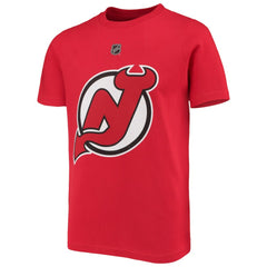 Jack Hughes New Jersey Devils Youth Player Name & Number T-Shirt - Red | NHL discount