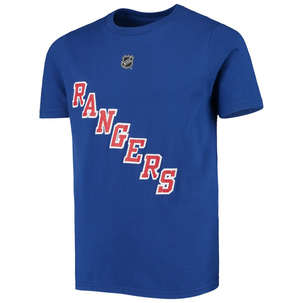 Artemi Panarin New York Rangers Youth Player Name & Number T-Shirt - Blue | NHL Lifestyle