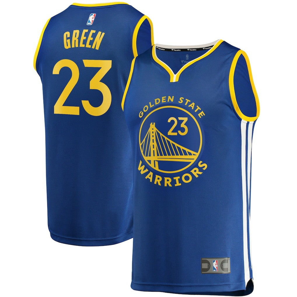 Fanatics Draymond Green Golden State Warriors Fast Break Replica Player Team Jersey Icon Editi- Royal