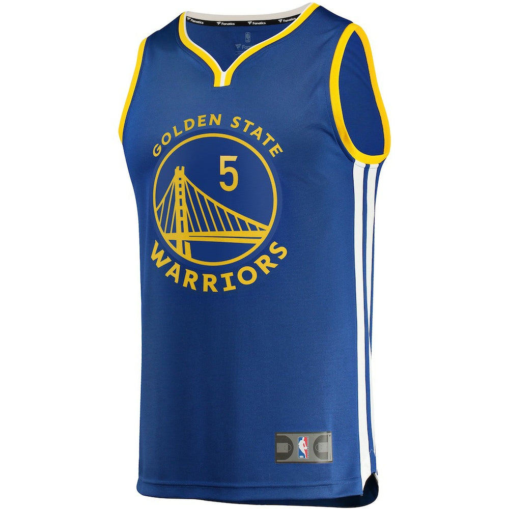 Fanatics Kevon Looney Golden State Warriors Fast Break Replica Player Team Jersey Icon Editi- Royal