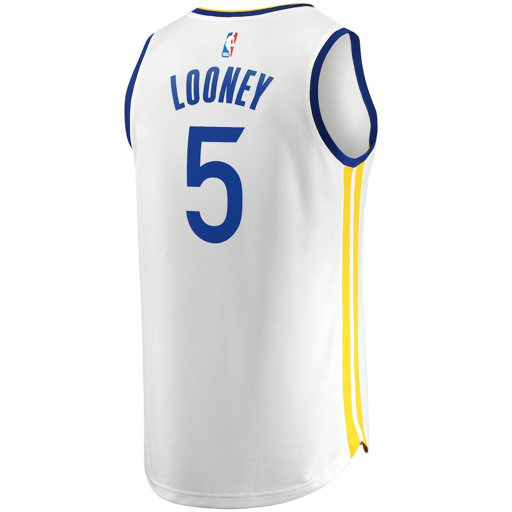 Fanatics Kevon Looney Golden State Warriors Fast Break Player Replica Jersey Association Editi- White