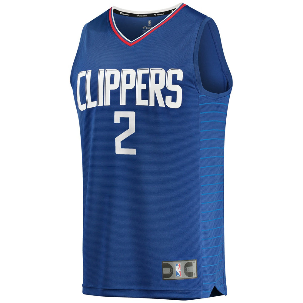 Fanatics Kawhi Leonard LA Clippers Fast Break Player Jersey Icon Edition Royal