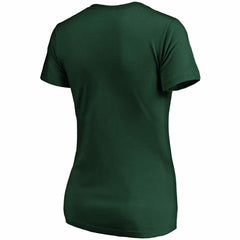 Green Bay Packers Women's Primary Logo V-Neck T-Shirt - Green - Fanatics
