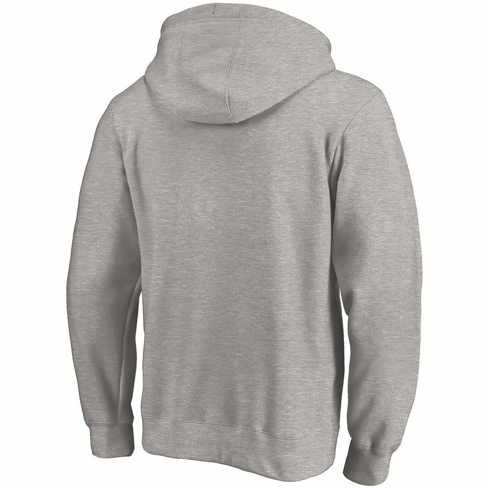 Tennessee Titans Fade Out Fitted Pullover Hoodie - Heather Gray - Fanatics