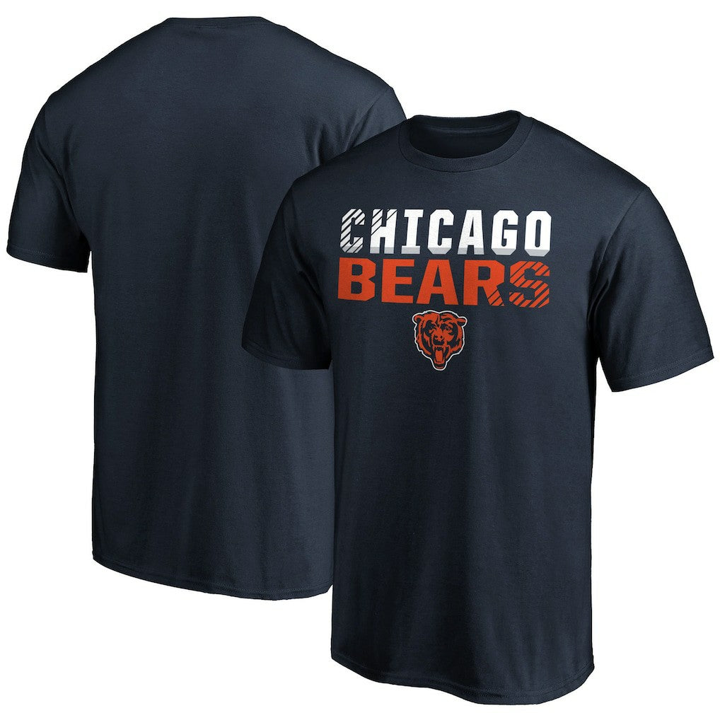Chicago Bears Fade Out T-Shirt - Navy - Fanatics