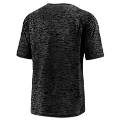 Carolina Panthers Nickname Wordmark Raglan Space Dye T-Shirt - Black - Fanatics