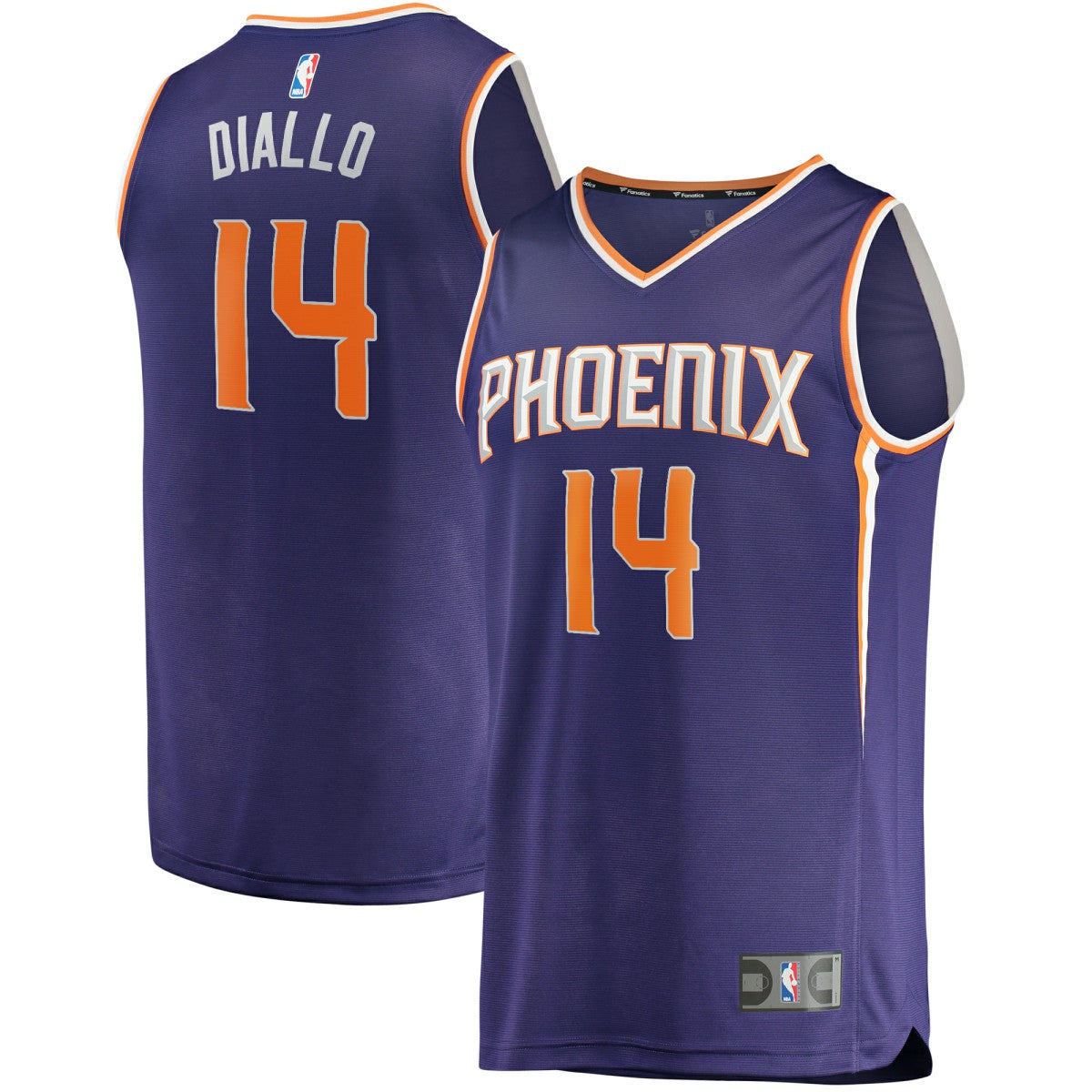 Fanatics Cheick Diallo Phoenix Suns Youth Fast Break Replica Player Jersey Icon Edition Purple