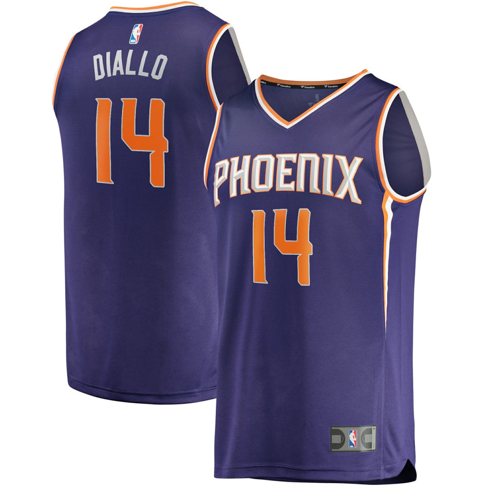 Fanatics Cheick Diallo Phoenix Suns Youth Fast Break Replica Player Jersey Icon Edition Purple