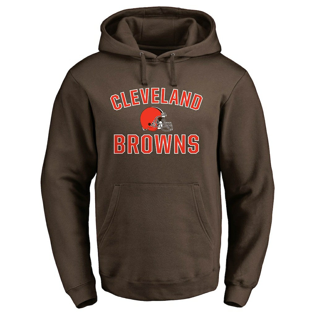 Cleveland Browns Victory Arch Team Fitted Pullover Hoodie - Brown - Fanatics