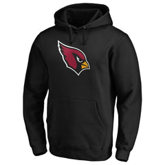 Arizona Cardinals Primary Logo Fitted Pullover Hoodie - Black - Fanatics