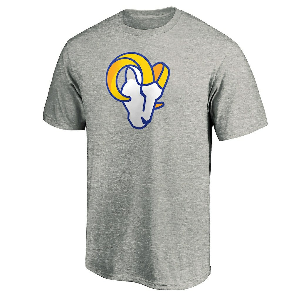 Los Angeles Rams Primary Logo T-Shirt - Heather Gray - Fanatics