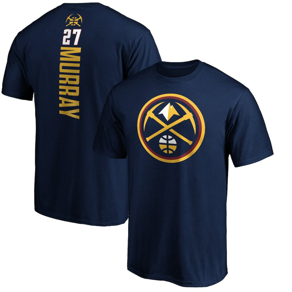 Denver Nuggets Playmaker Name & Number T-Shirt Navy