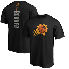Devin Booker Phoenix Suns Playmaker Name & Number T-Shirt Black