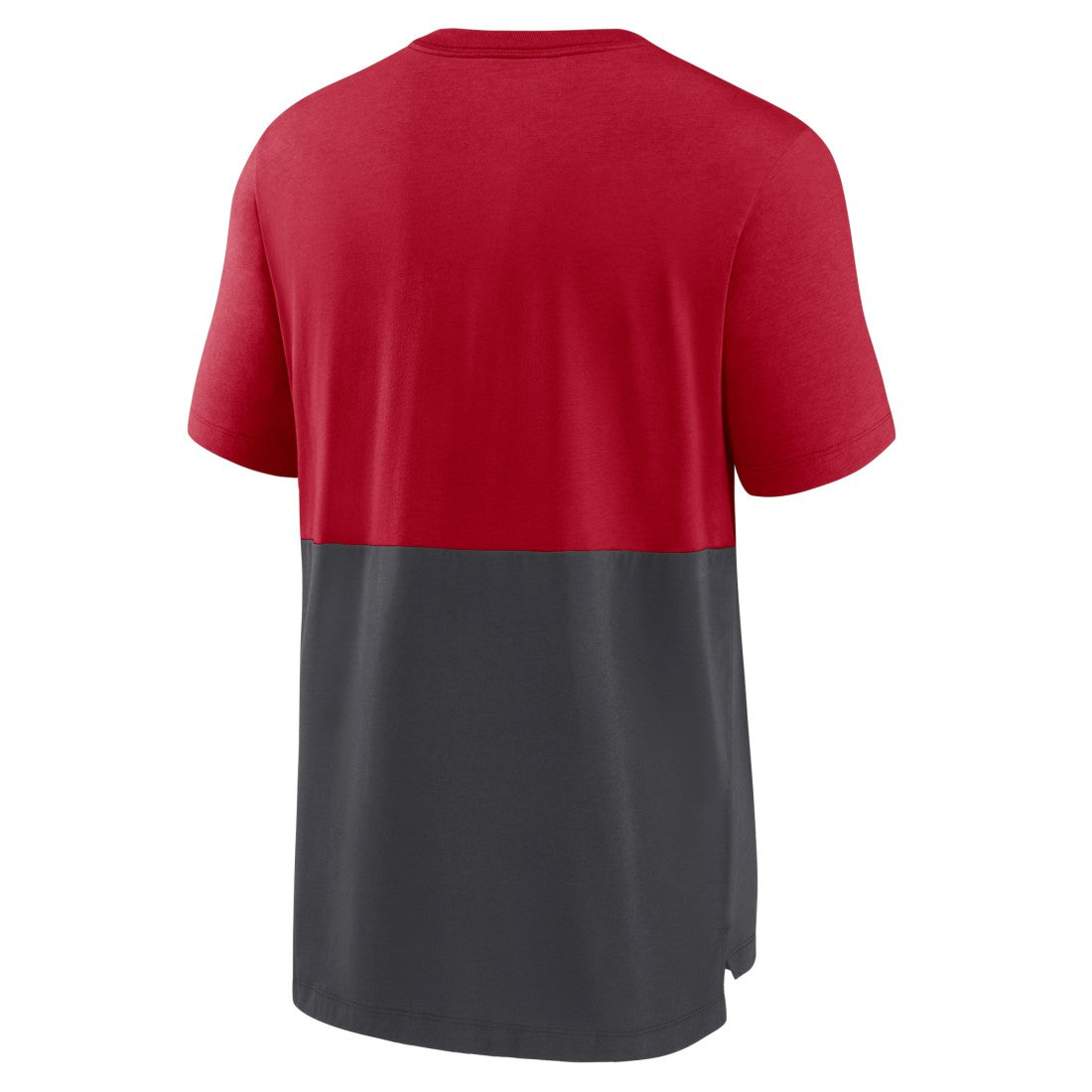 Tampa Bay Buccaneers Fan Gear Colorblock Tri-Blend T-Shirt - Red/Pewter - Nike