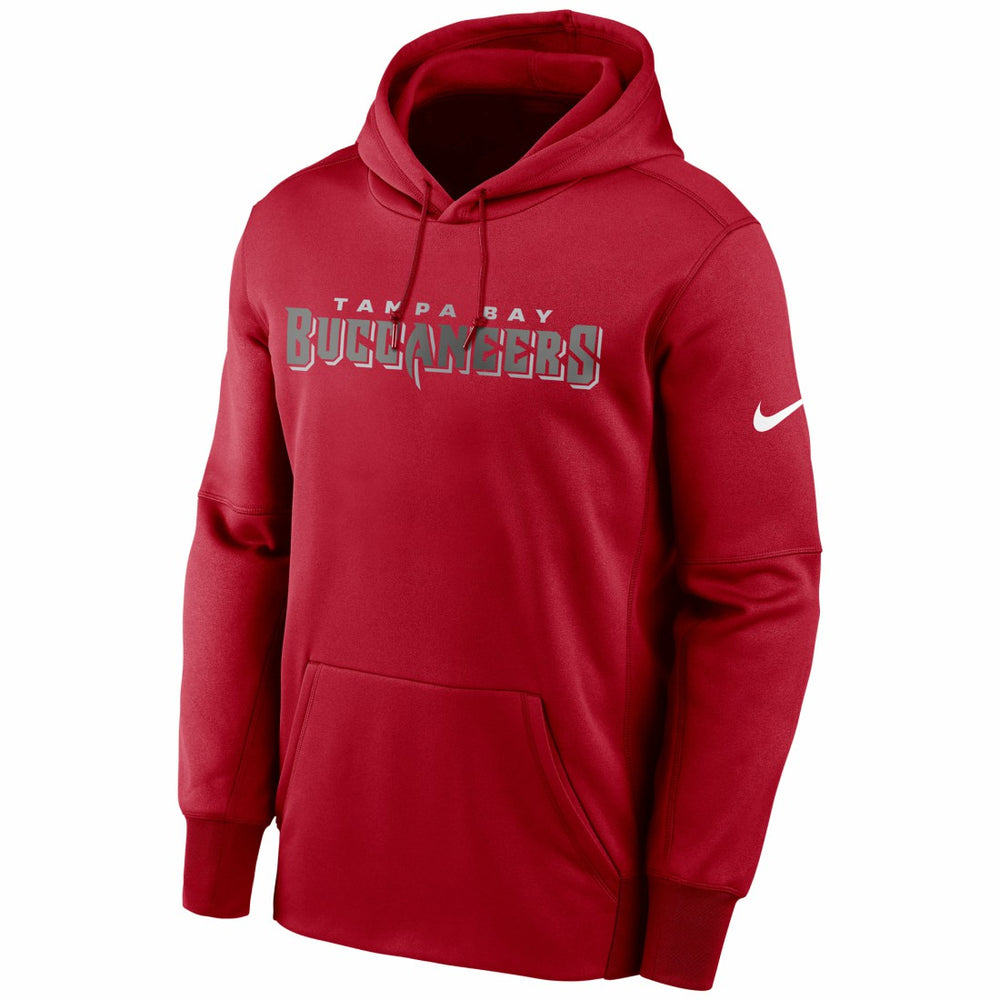 Tampa Bay Buccaneers Fan Gear Wordmark Performance Pullover Hoodie - Red - Nike