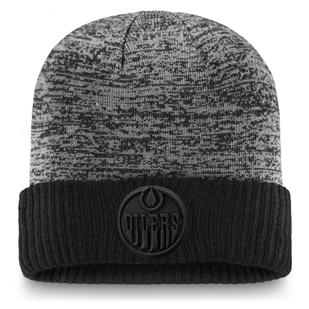 Edmonton Oilers Fanatics Authentic Pro Travel & Training Cuffed Knit Hat - Black | Fanatics on sale