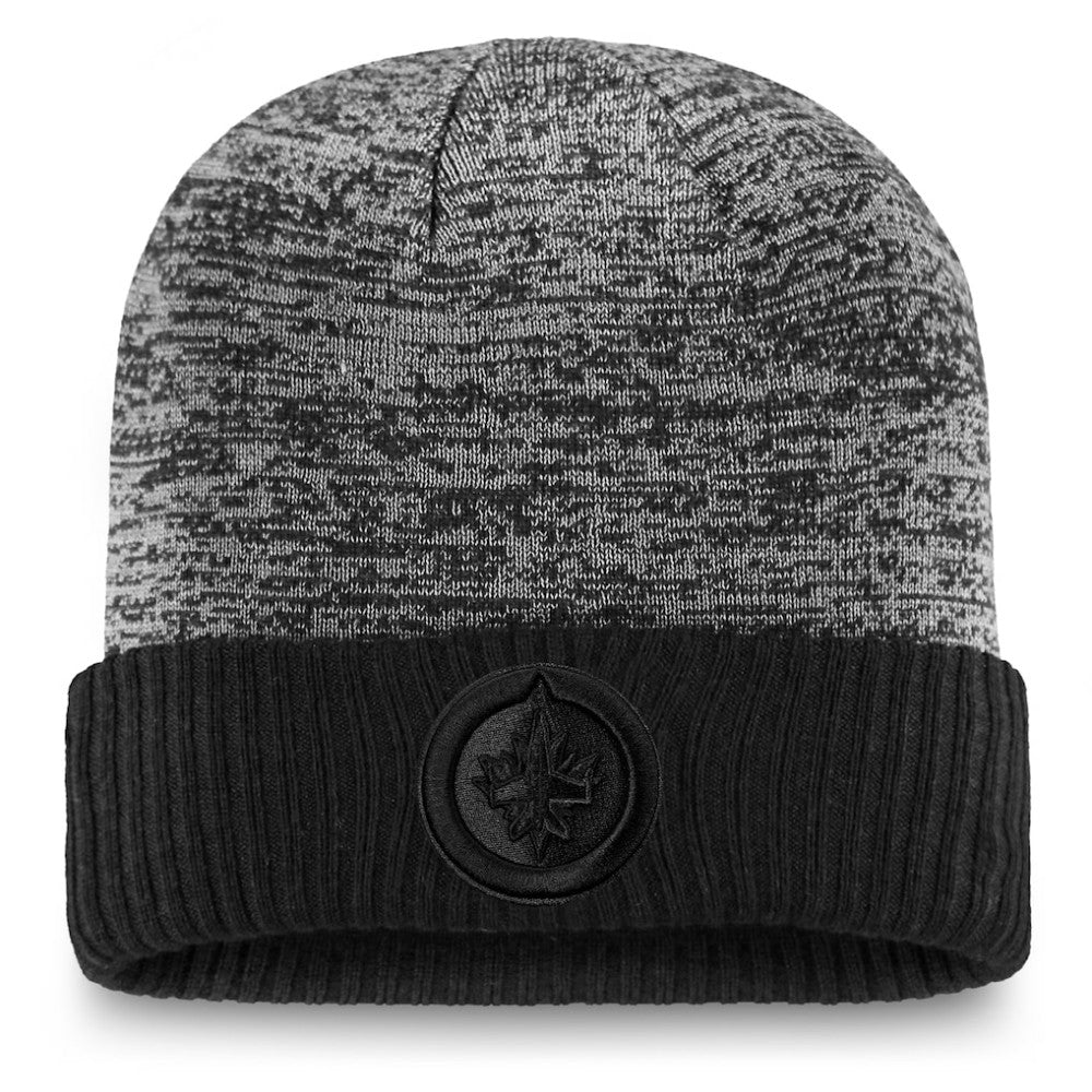 Winnipeg Jets Fanatics Authentic Pro Travel & Training Cuffed Knit Hat - Black | Fanatics Clearance