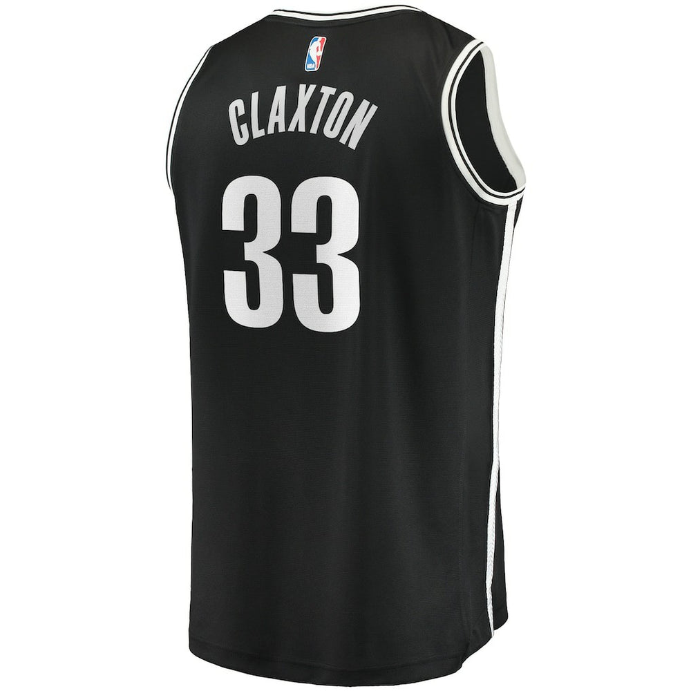 Fanatics Nicolas Claxton Brooklyn Nets Fast Break Player Jersey Icon Edition Black