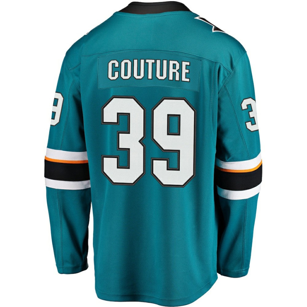 Logan Couture San Jose Sharks Fanatics Breakaway Jersey - Teal | Fanatics Clearance