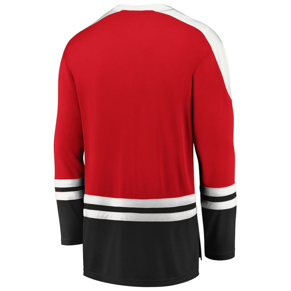 Chicago Blackhawks Fanatics Iconic Slapshot Long Sleeve T-Shirt - Red/Black | Fanatics Clearance
