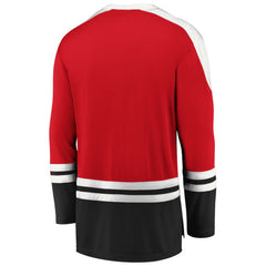 Chicago Blackhawks Fanatics Iconic Slapshot Long Sleeve T-Shirt - Red/Black | Fanatics Clearance