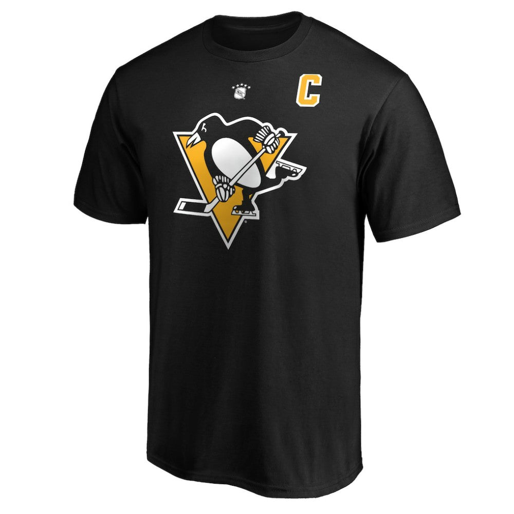 Mario Lemieux Pittsburgh Penguins Fanatics Authentic Stack Retired Player Name & Number T-Shirt - Black | Fanatics online