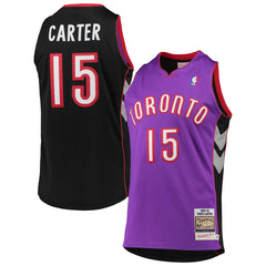 Mitchell & Ness Vince Carter Toronto Raptors 1999/2000 Hardwood Classics Authentic Jersey Purple