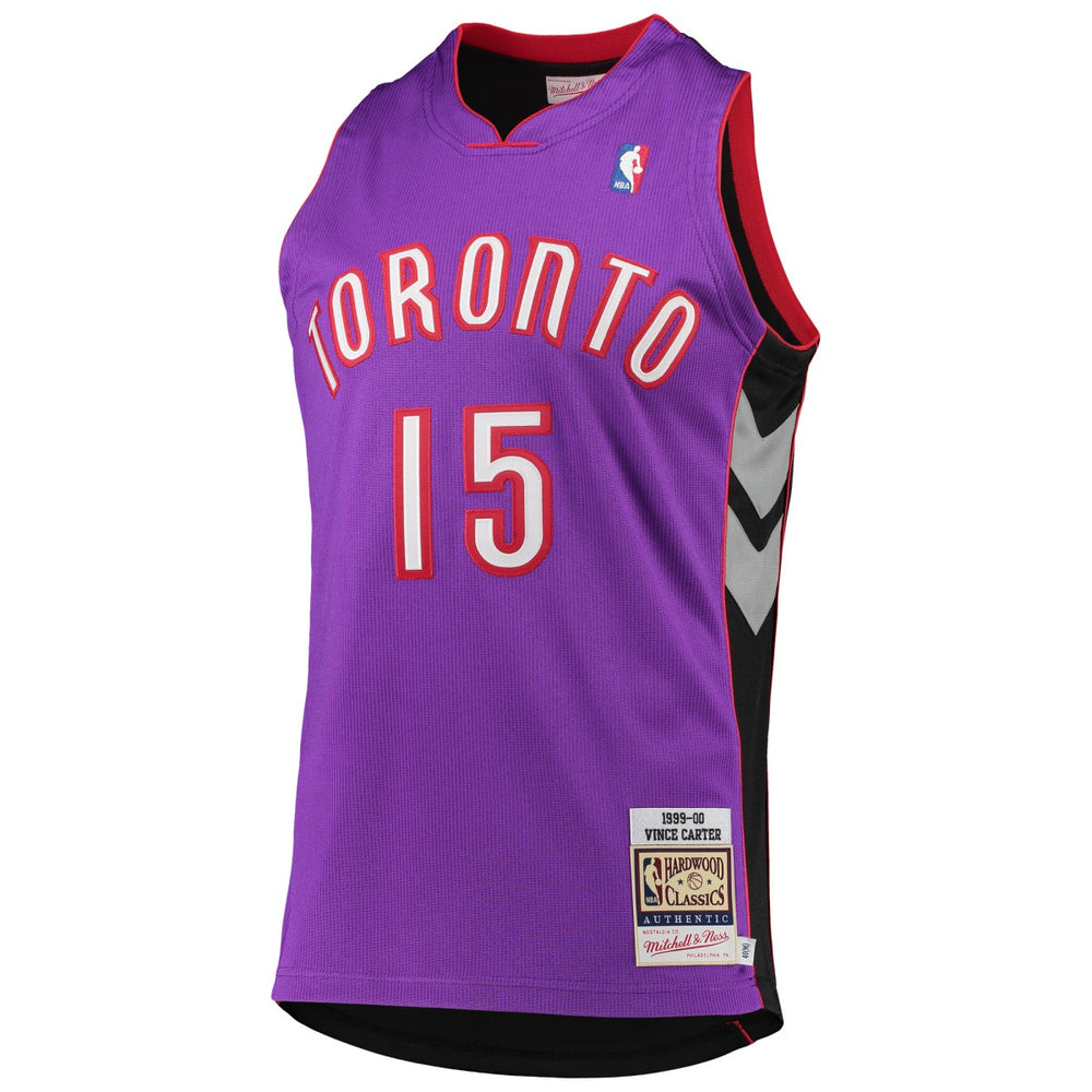 Mitchell & Ness Vince Carter Toronto Raptors 1999/2000 Hardwood Classics Authentic Jersey Purple