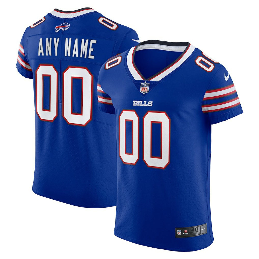 Buffalo Bills Vapor Elite Custom Jersey - Royal - Nike