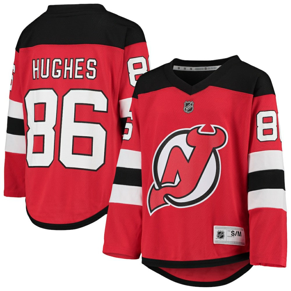 Jack Hughes New Jersey Devils Youth Home Player Replica Jersey - Red | NHL sale