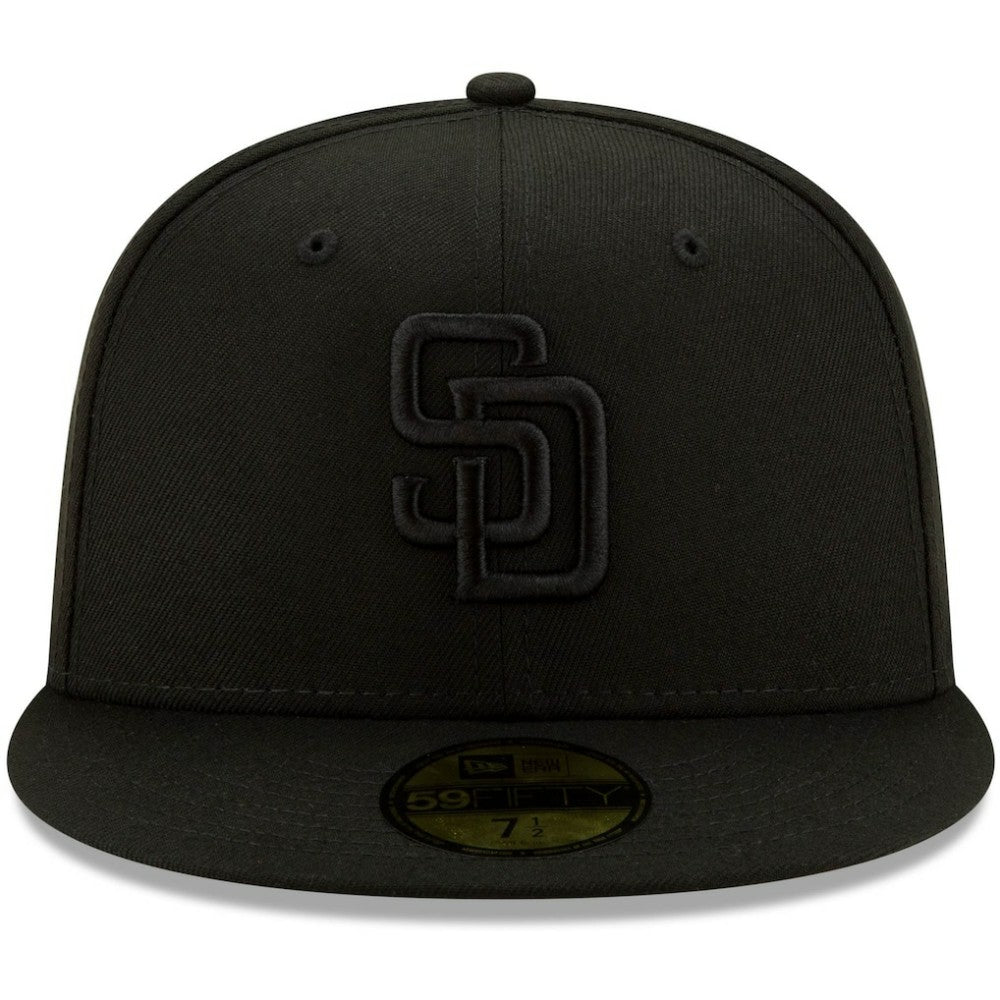 San Diego Padres New Era Black on Black 59FIFTY Fitted Hat Near Me
