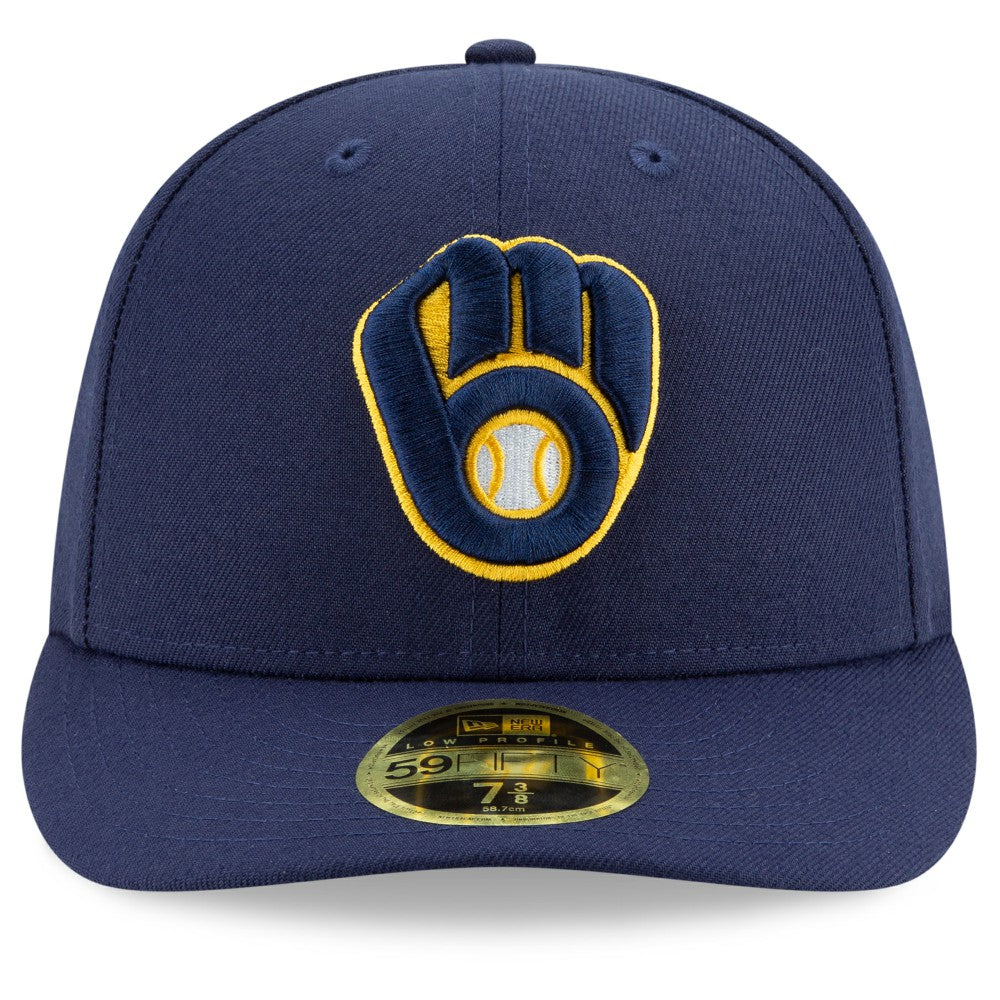 Milwaukee Brewers New Era Authentic Collection On-Field Low Profile 59FIFTY Fitted Hat Sale