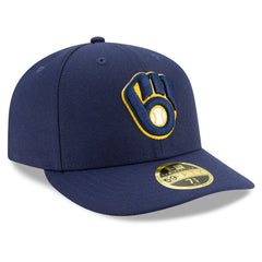 Milwaukee Brewers New Era Authentic Collection On-Field Low Profile 59FIFTY Fitted Hat Sale