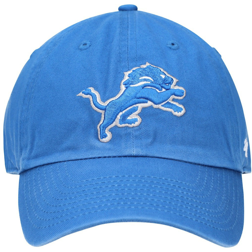 Detroit Lions '47 Primary Clean Up Adjustable Hat - Blue - 47 brand