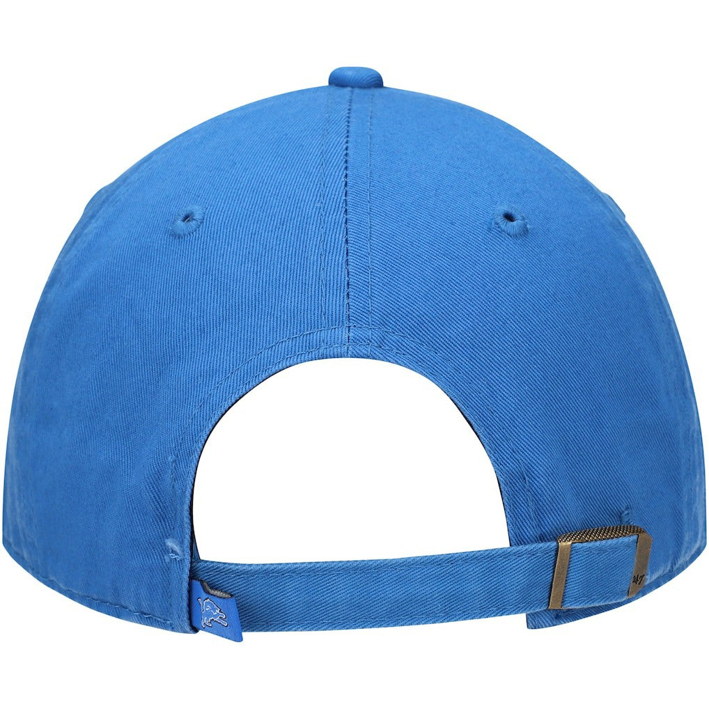 Detroit Lions '47 Primary Clean Up Adjustable Hat - Blue - 47 brand