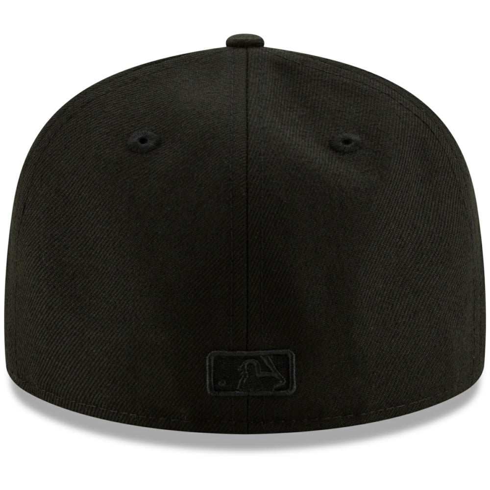 Milwaukee Brewers New Era Black on Black 59FIFTY Fitted Hat for sale