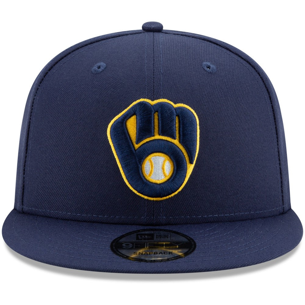 Milwaukee Brewers New Era Team Color 9FIFTY Adjustable Hat for sale