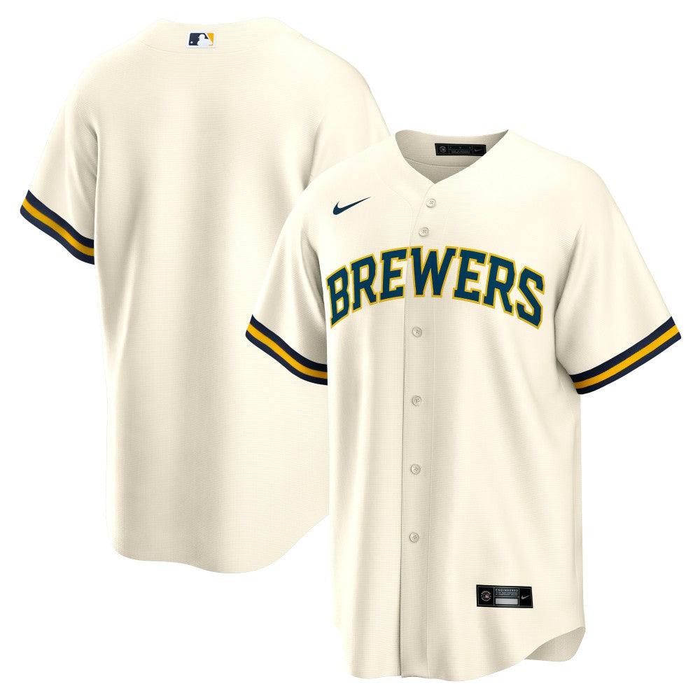 Milwaukee Brewers Nike Home Replica Team Jersey Online