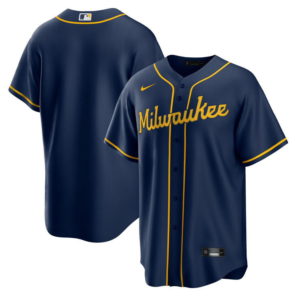 Milwaukee Brewers Nike Alternate Replica Team Jersey Online
