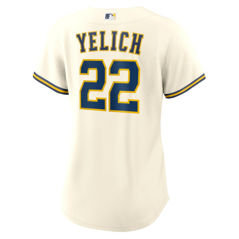 Christian Yelich Milwaukee Brewers Nike Women's Home Replica Player Jersey Discount