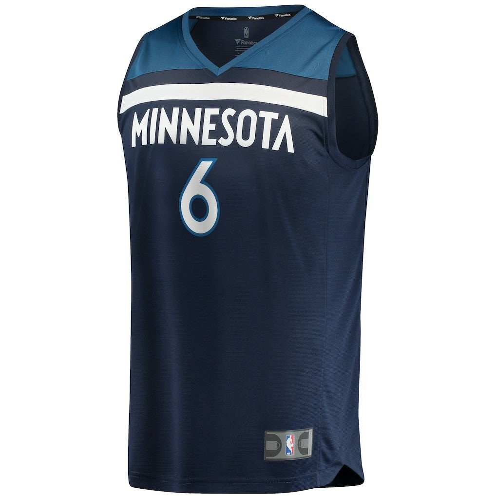 Fanatics Jordan McLaughlin Minnesota Timberwolves Fast Break Player Jersey Icon Edition Navy