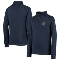 Milwaukee Brewers Stitches Youth Raglan Quarter-Zip Jacket Online