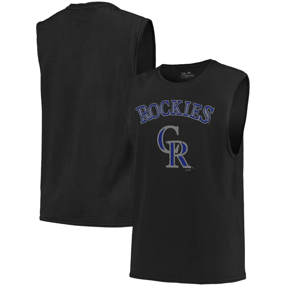 Colorado Rockies Majestic Threads Softhand Muscle Tank Top Near Me
