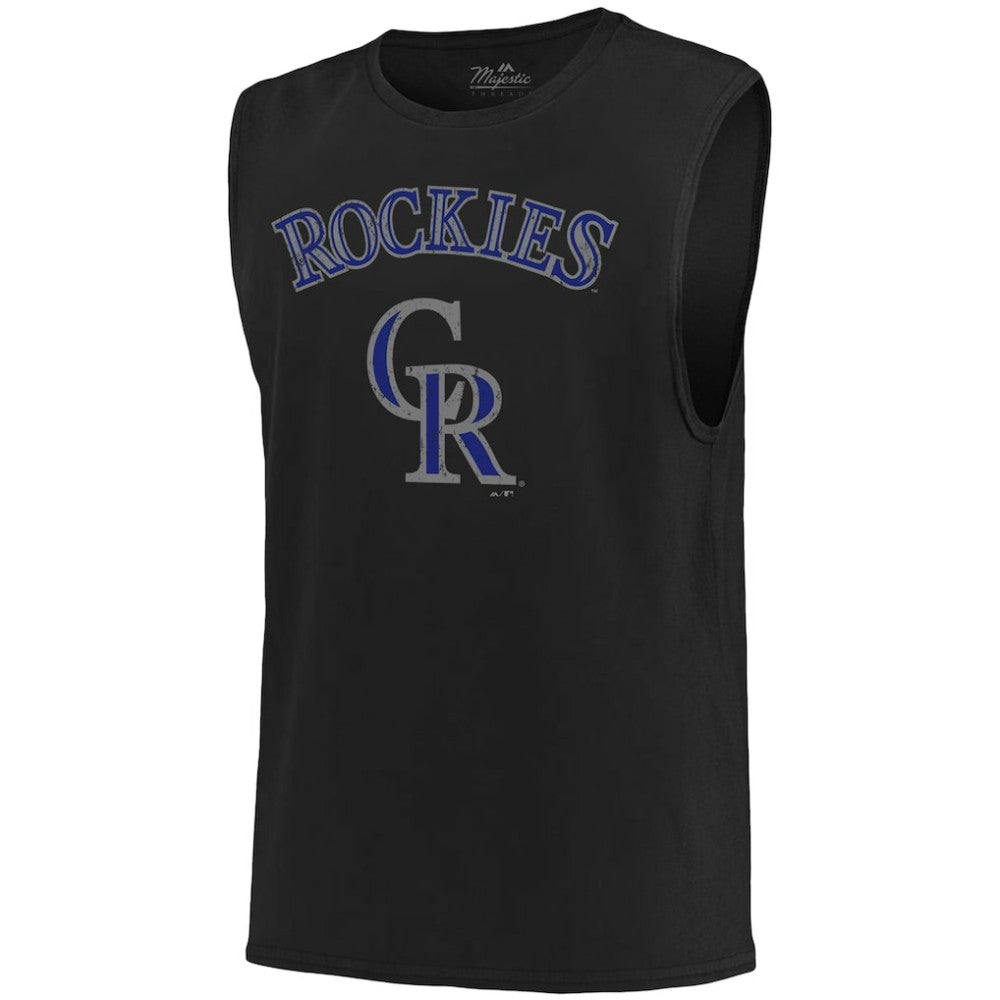 Colorado Rockies Majestic Threads Softhand Muscle Tank Top Near Me