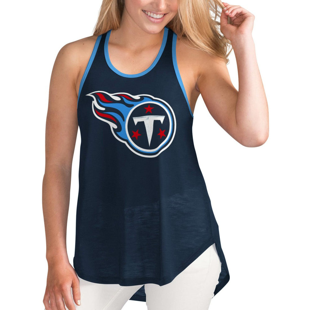 Tennessee Titans G-III 4Her by Carl Banks Women's Tater Tank Top - Navy - NFL