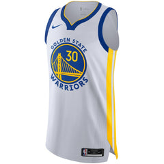 Nike Stephen Curry Golden State Warriors Authentic Jersey Association Editi- White