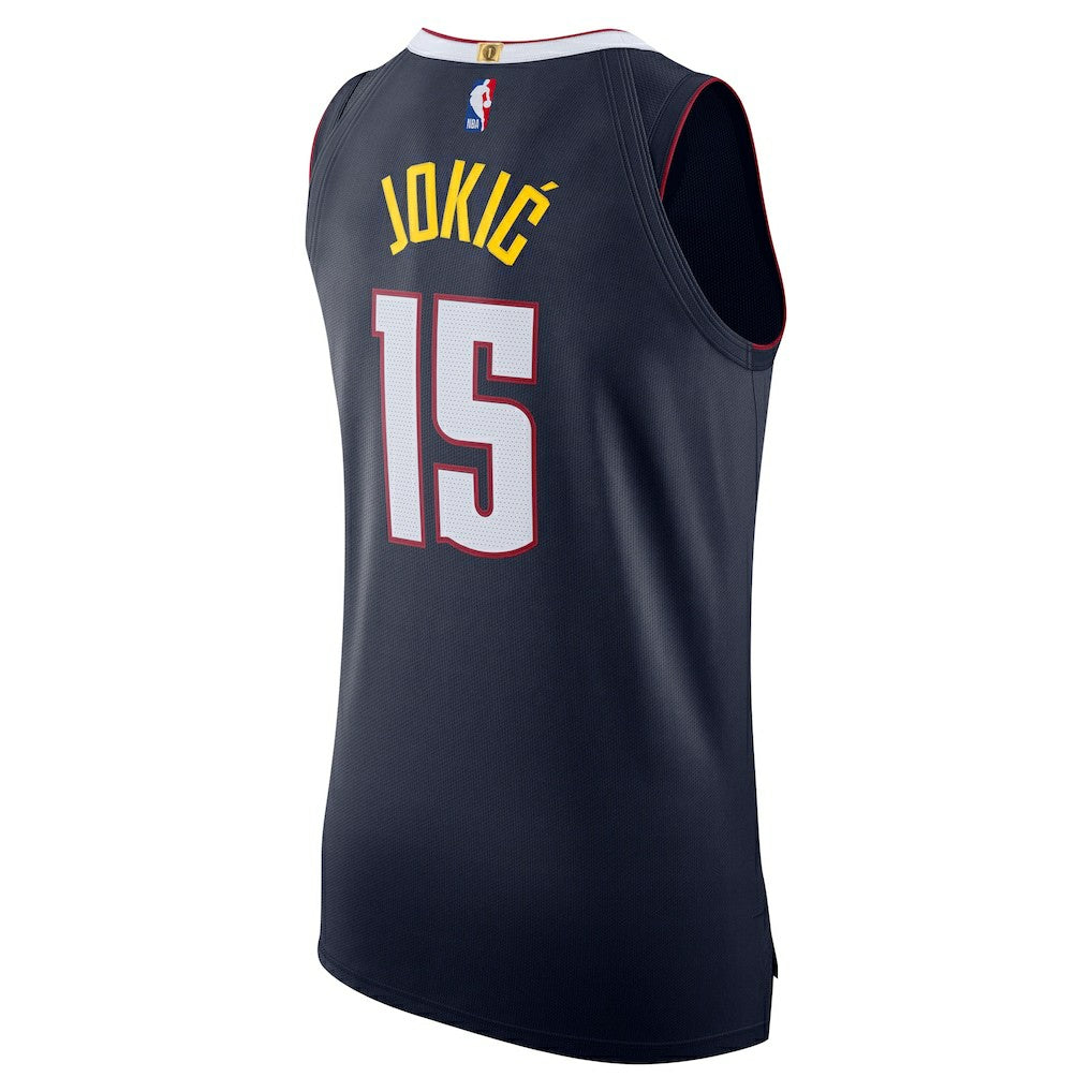 Nike Nikola Jokic Denver Nuggets Authentic Jersey Icon Editi- Navy